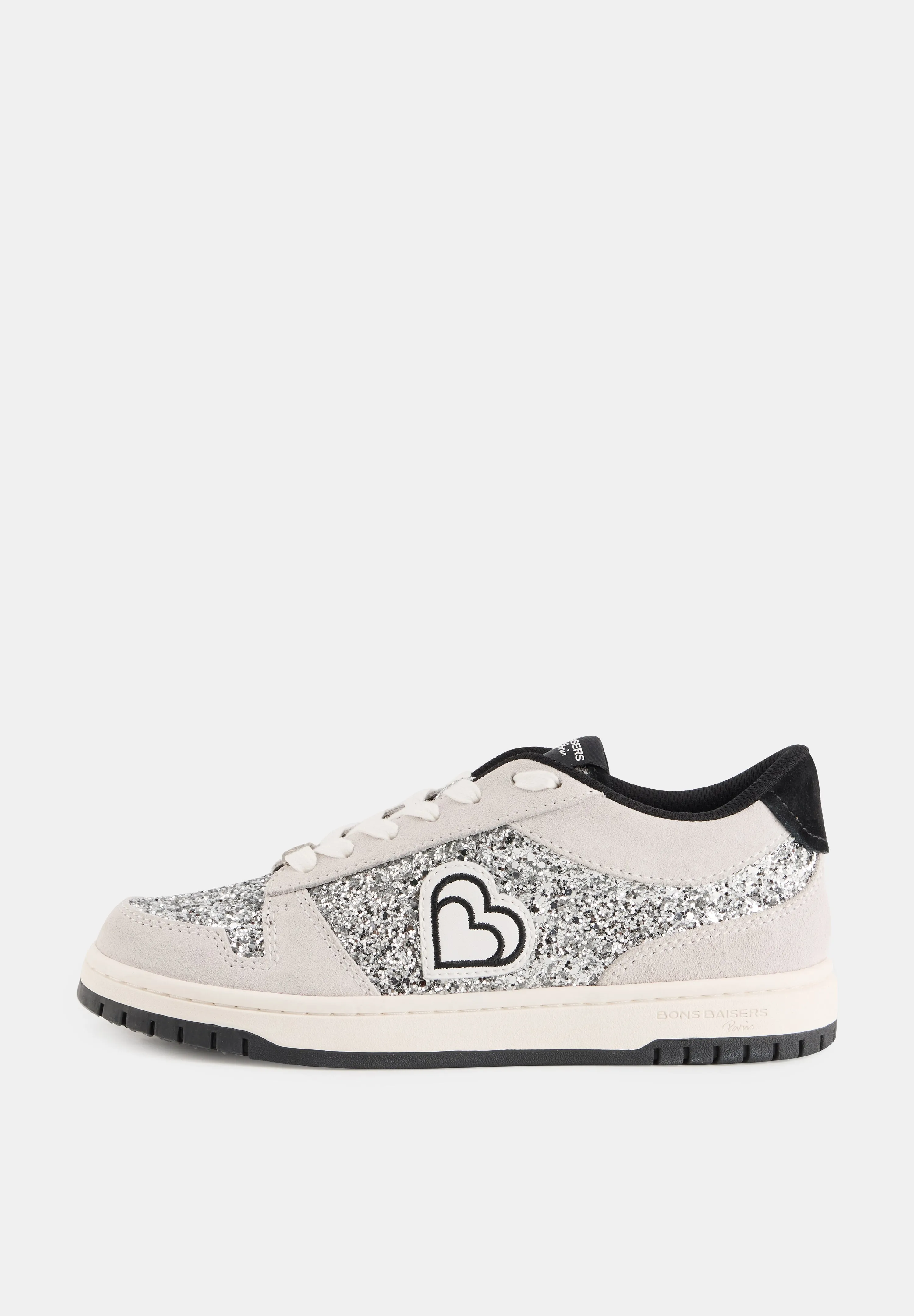 Serena-Gris Glitter Silver