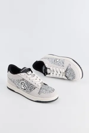 Serena-Gris Glitter Silver