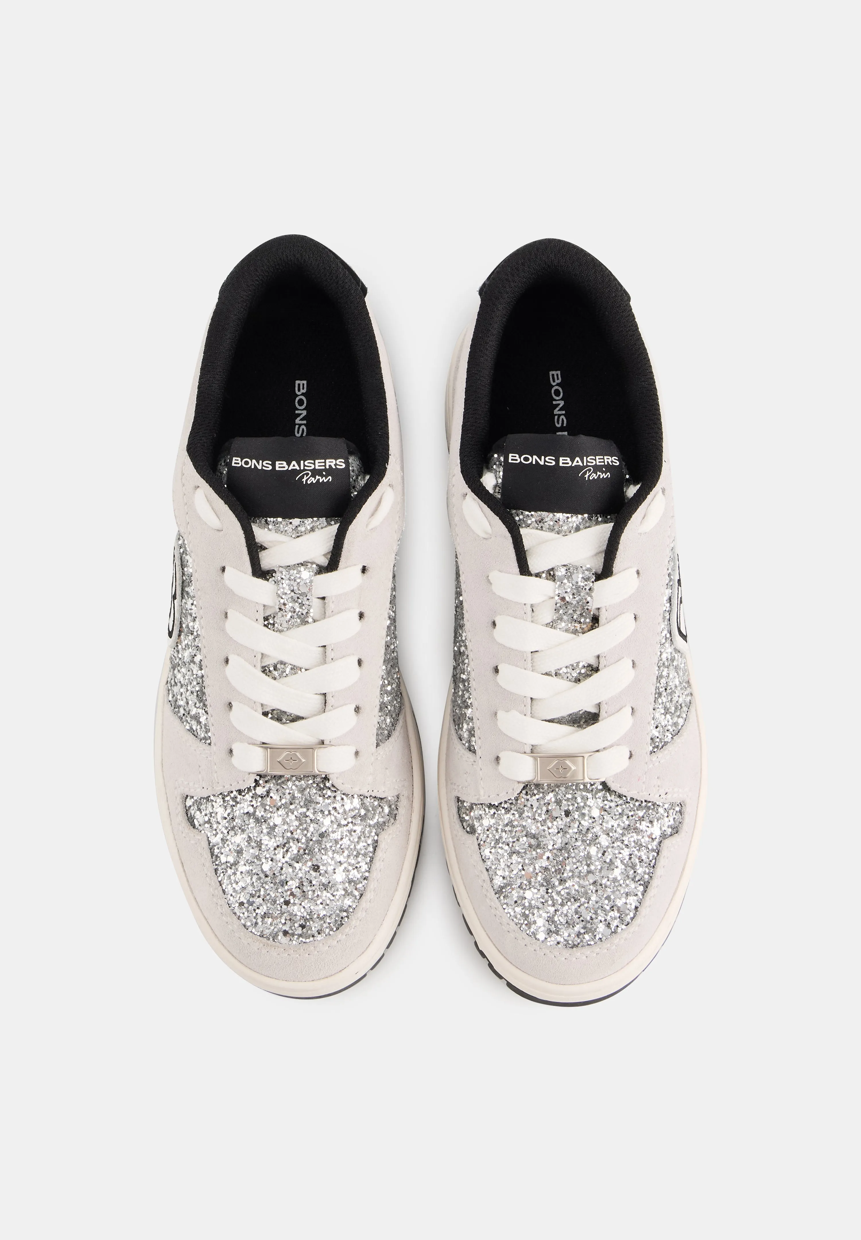 Serena-Gris Glitter Silver