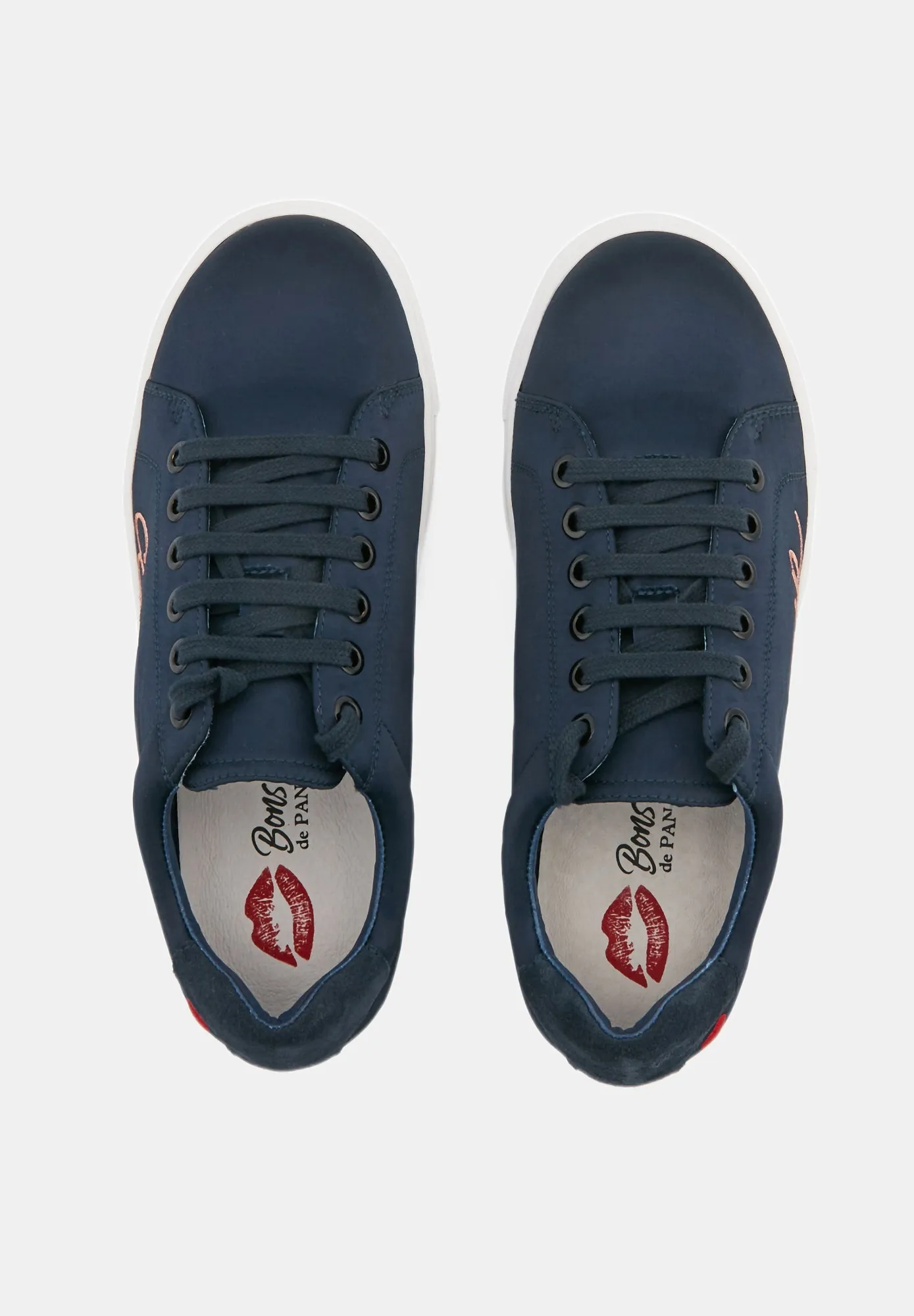 Simone Satin Amour-Bleu Marine