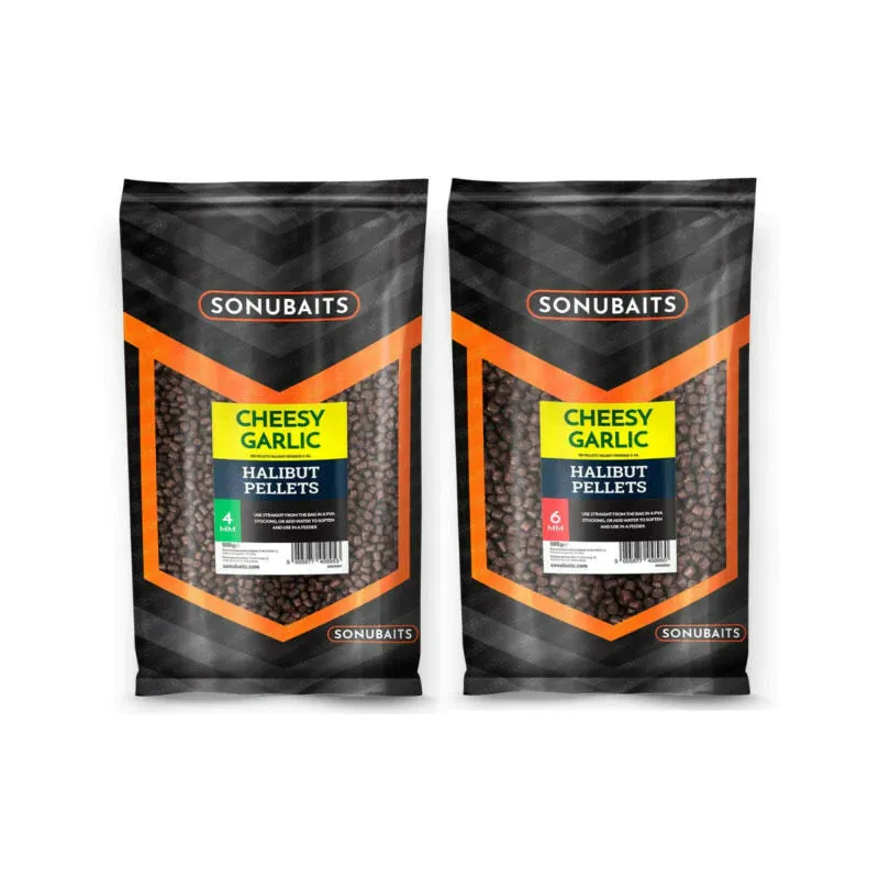 Sonubaits Cheesy Garlic Halibut Pellets 900g