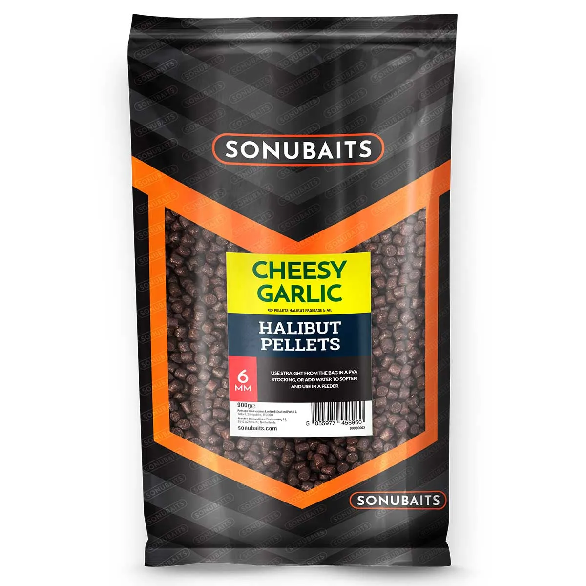 Sonubaits Cheesy Garlic Halibut Pellets 900g