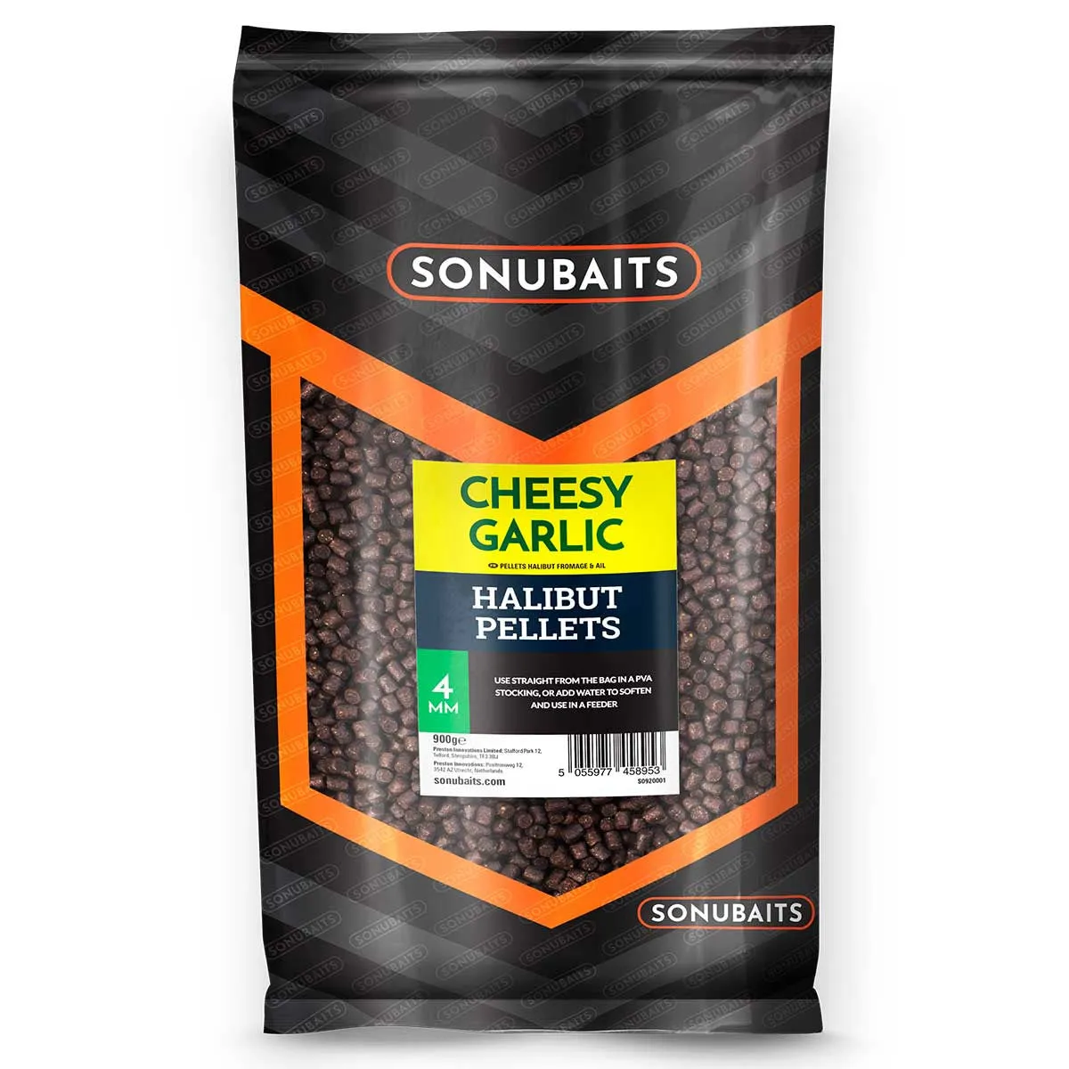 Sonubaits Cheesy Garlic Halibut Pellets 900g