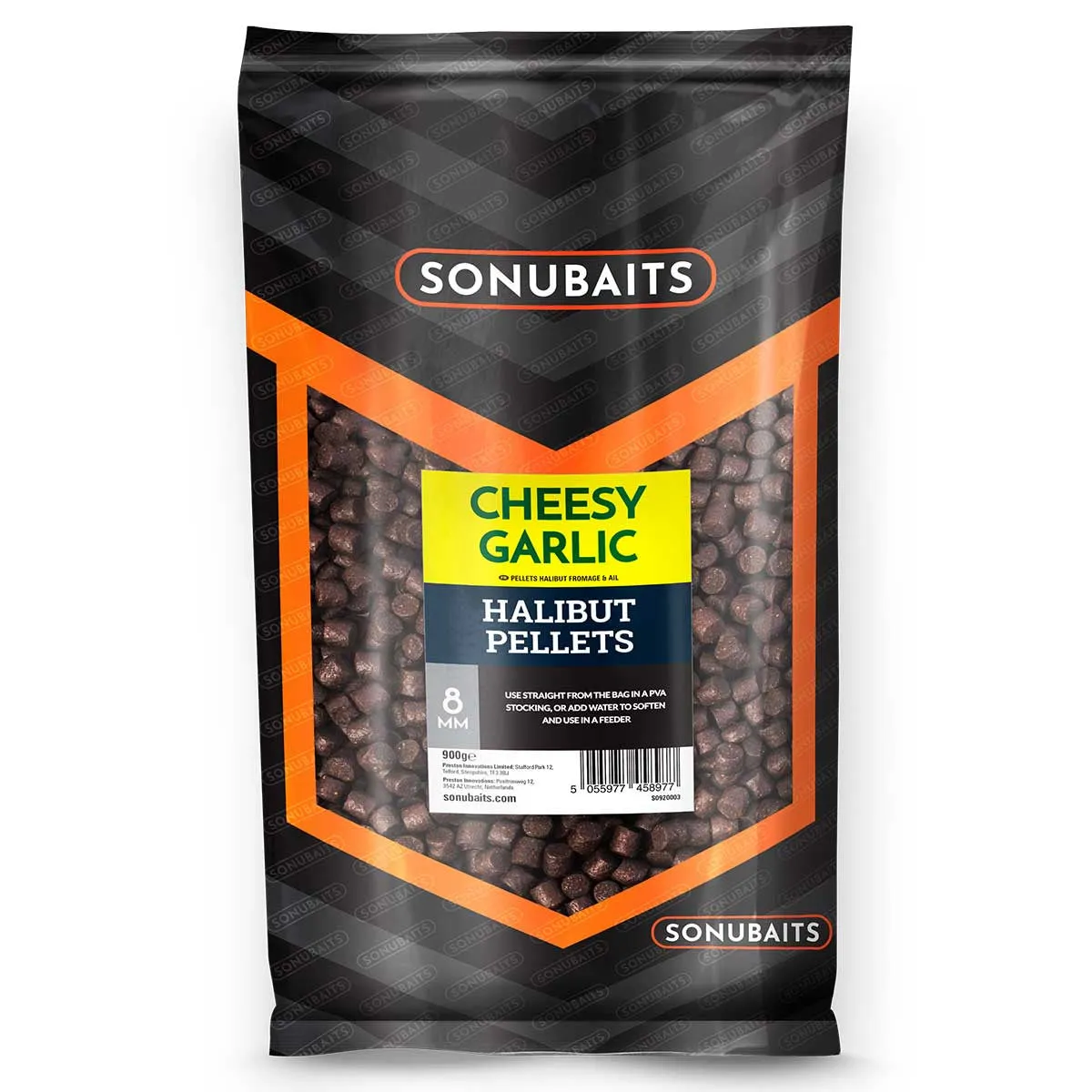 Sonubaits Cheesy Garlic Halibut Pellets 900g