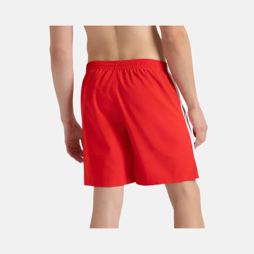 Speedo 4 Way Comfort Stretch Steep Volley Men's Watershorts With Side Pockets -High Risk Red/White