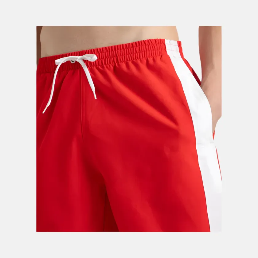 Speedo 4 Way Comfort Stretch Steep Volley Men's Watershorts With Side Pockets -High Risk Red/White