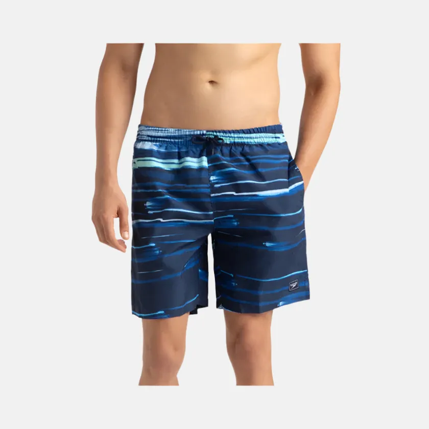 Speedo Recycled Polyster Printed Leisure Men's Watershorts -Pure lue/Zaffre Blue