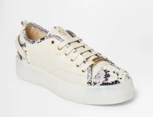 SS20 - Sneakers - Dalia Sauvage Python - Cream