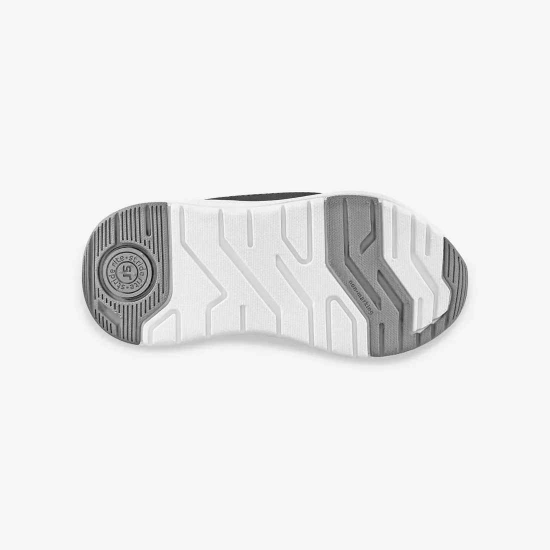 Stride Rite Boys Light-Up Zips Cosmic Sneaker - Grey/Green