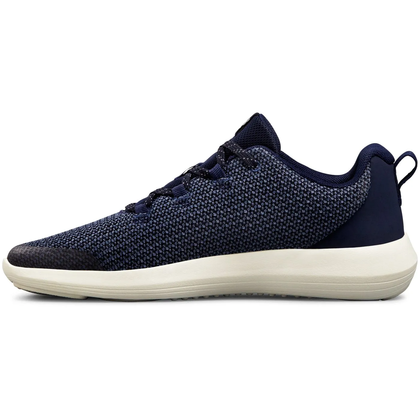 Under Armour Midnight Navy/Ivory/Metallic Silver Ripple Sneaker
