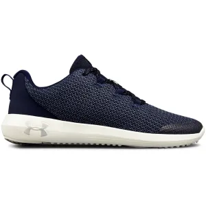 Under Armour Midnight Navy/Ivory/Metallic Silver Ripple Sneaker