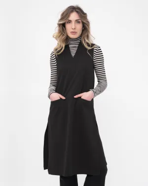 V Neck Sleeveless Dress