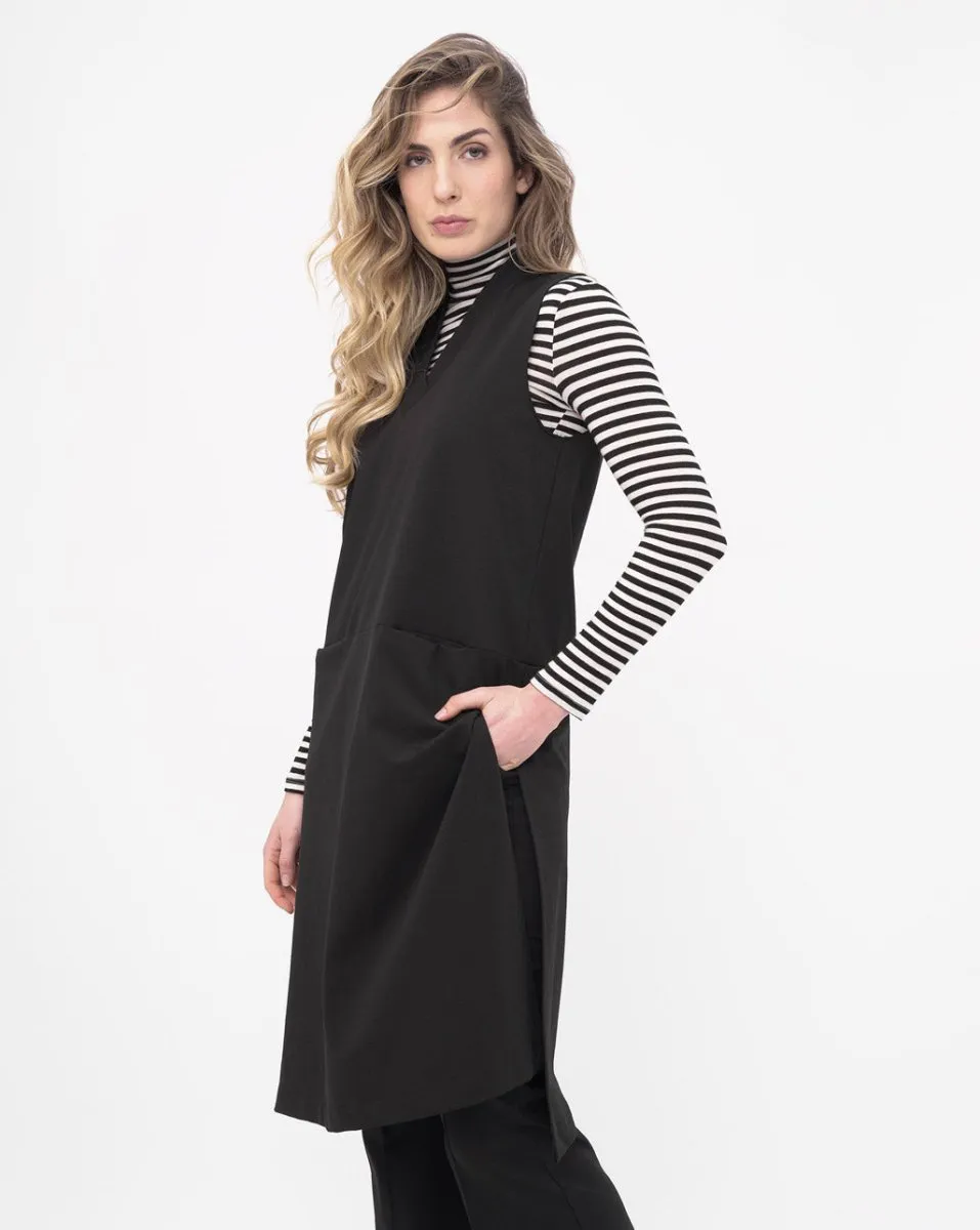 V Neck Sleeveless Dress