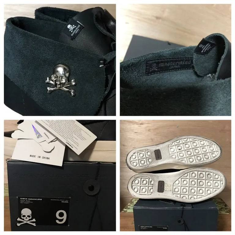 Visvim x Mastermind Japan Flynt Hi Black 9