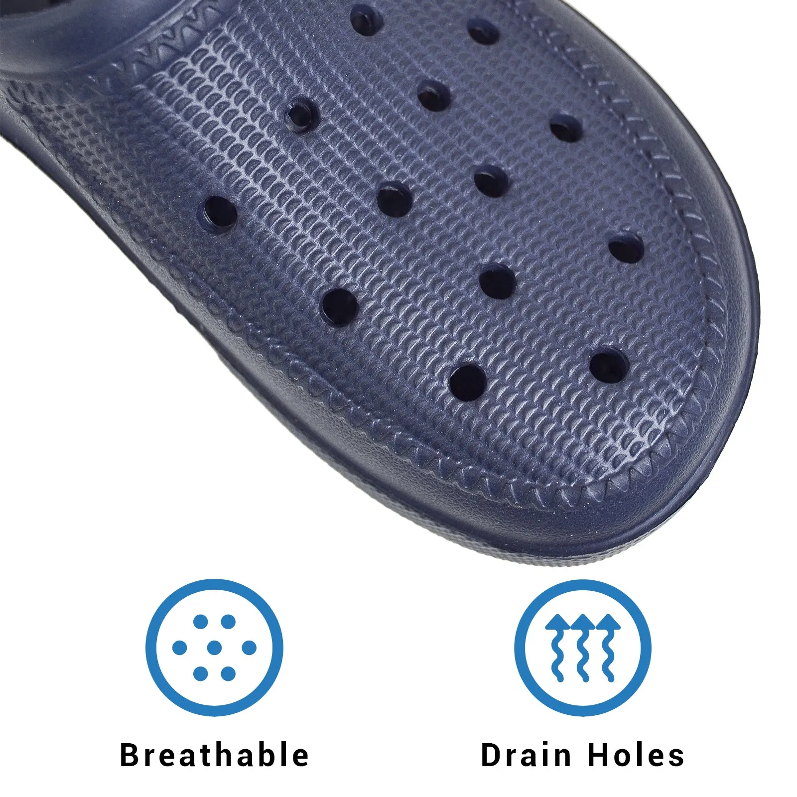 VONMAY Men's Water Clogs Lightweight Non Slip Summer Sandals Durable House Beach Slippers