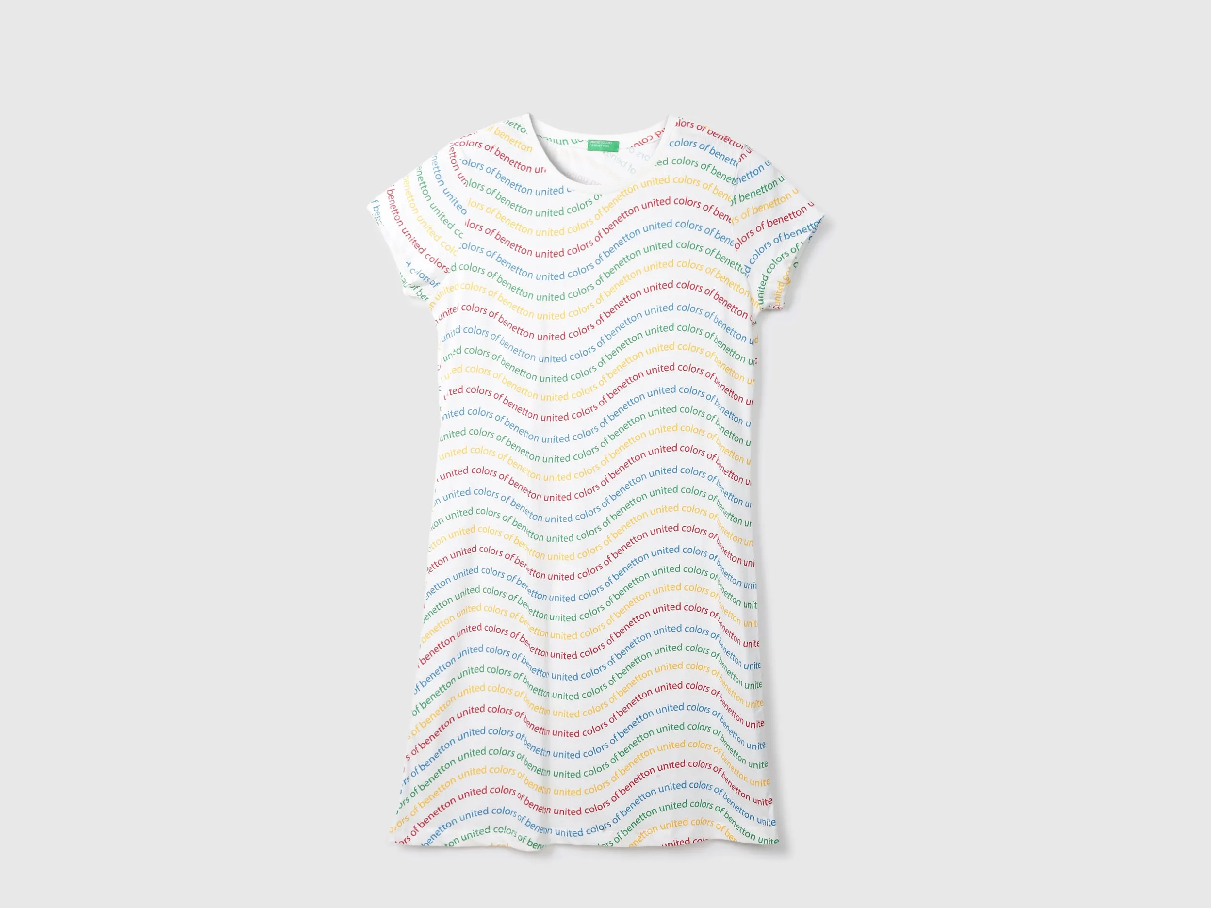 White Printed Dress
