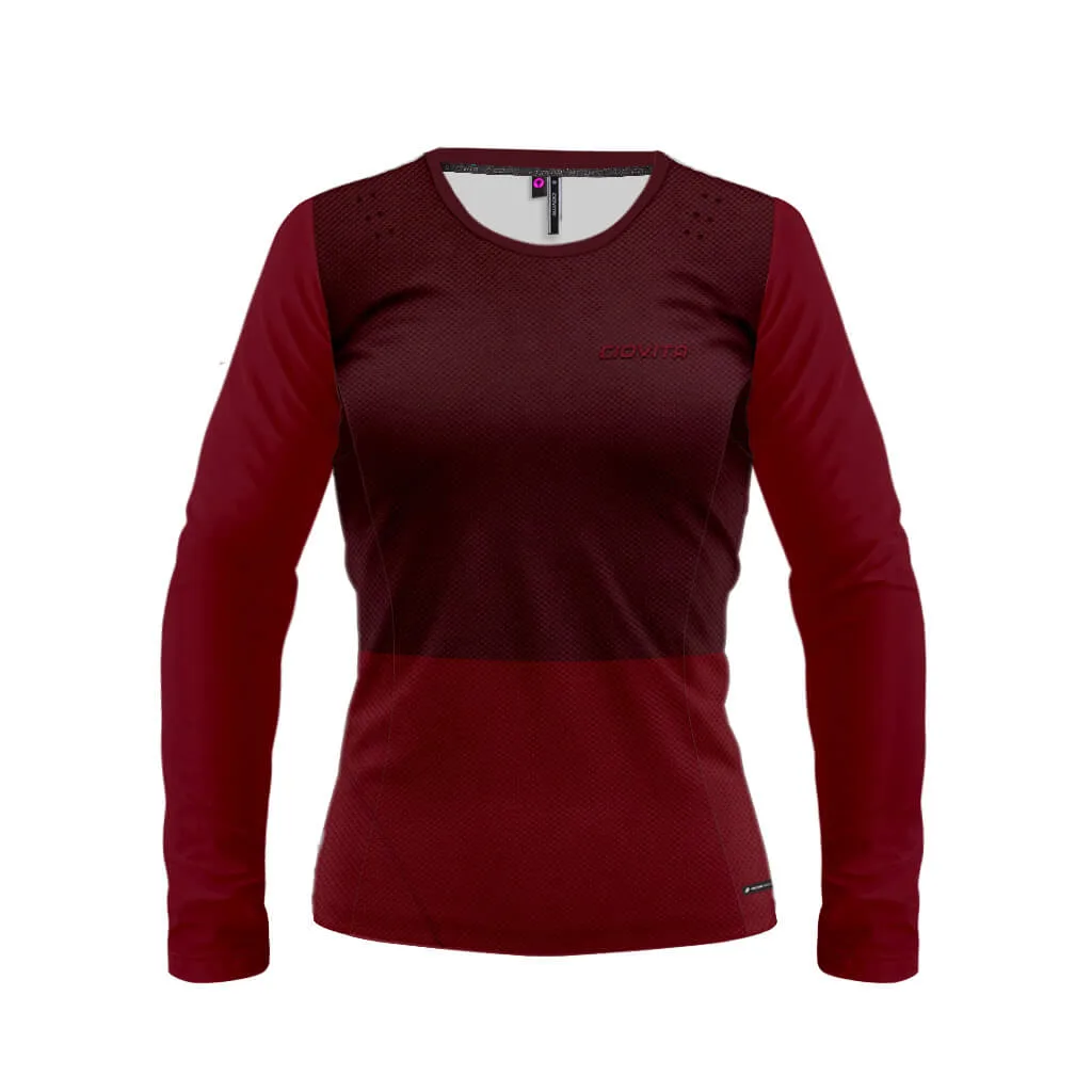 Women's AR Long Sleeve Trail Tee (Cherry)