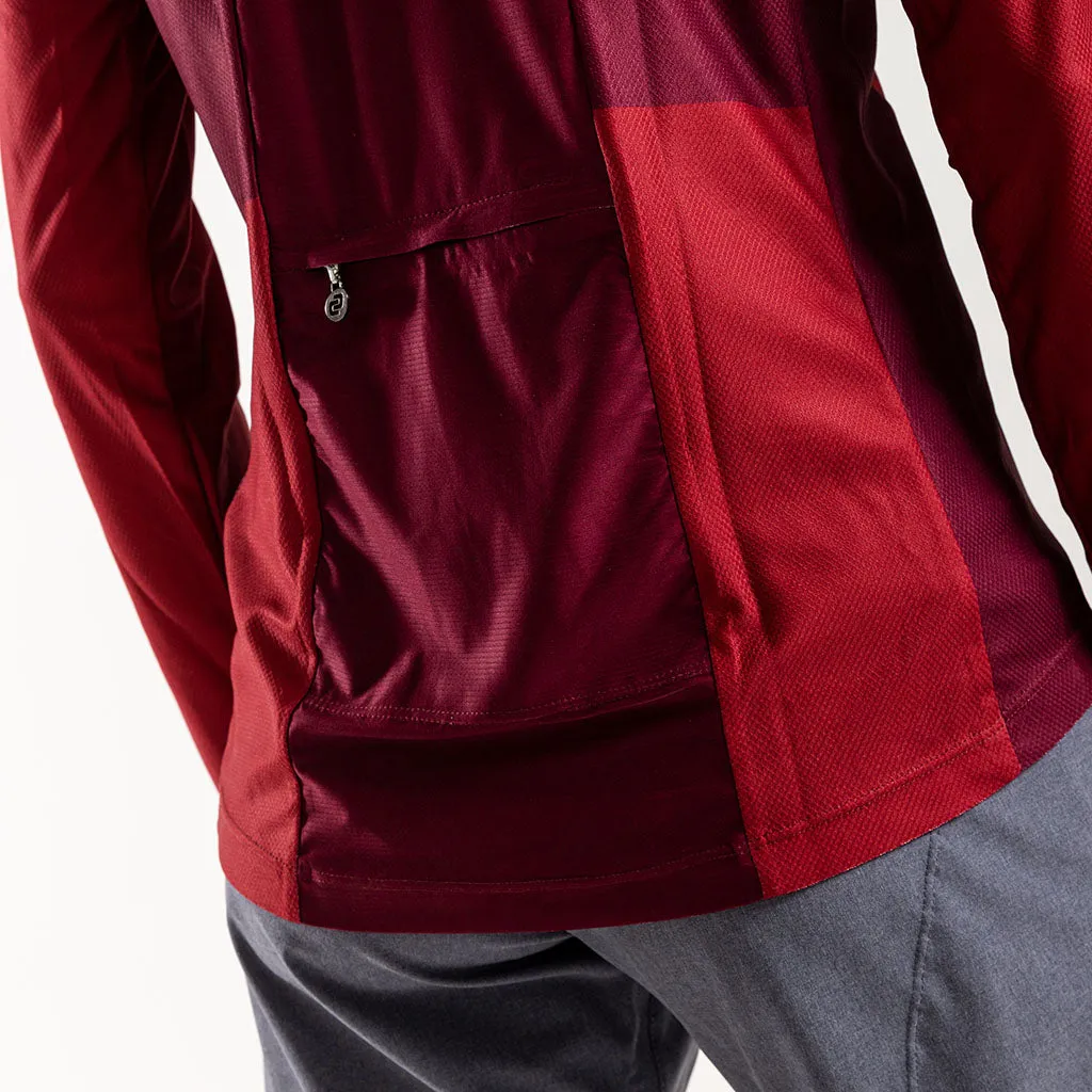 Women's AR Long Sleeve Trail Tee (Cherry)