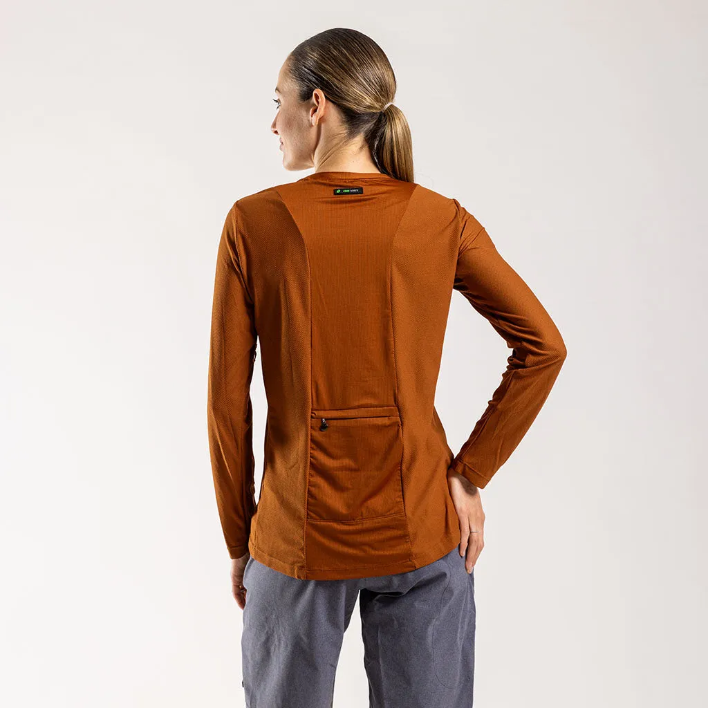 Women's AR Long Sleeve Trail Tee (Rust)