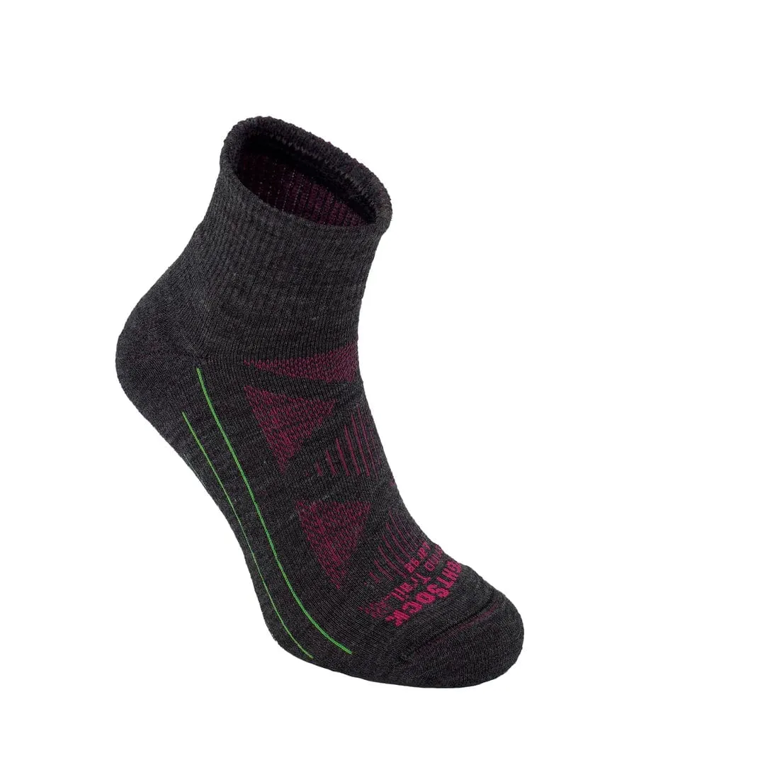 Wrightsock Merino Trail Single Layer Quarter Socks